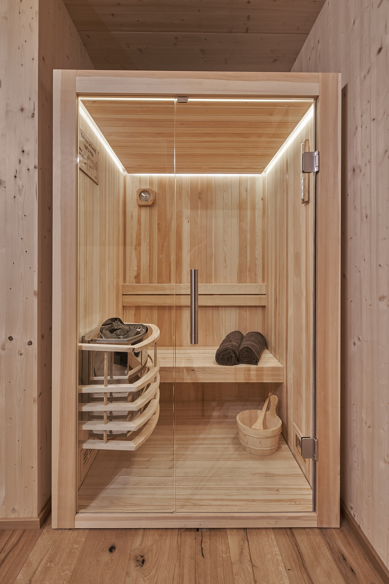 Sauna in der Lodge Oans – Wandersleut