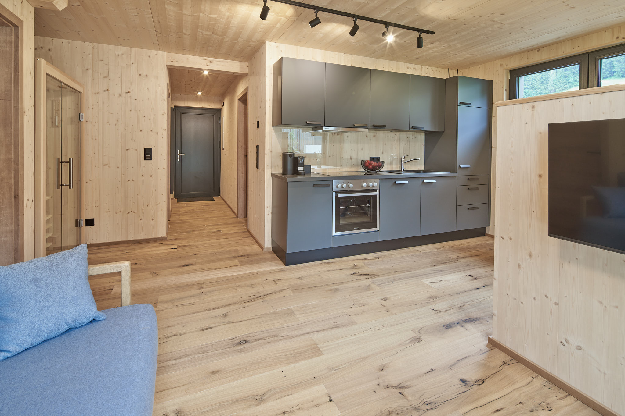 Küche der Lodge Oans – Wandersleut
